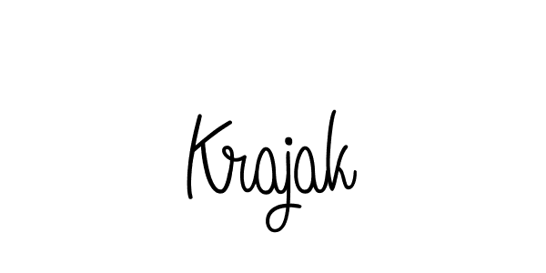 Also we have Krajak name is the best signature style. Create professional handwritten signature collection using Angelique-Rose-font-FFP autograph style. Krajak signature style 5 images and pictures png