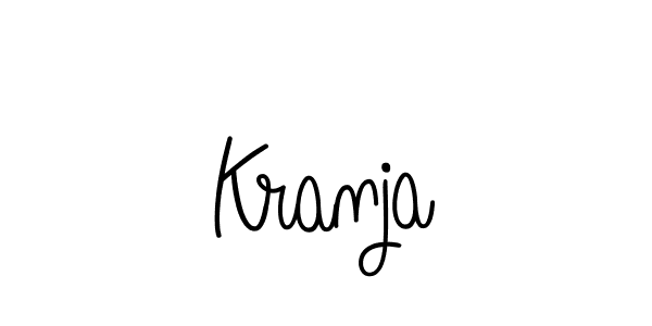 How to make Kranja name signature. Use Angelique-Rose-font-FFP style for creating short signs online. This is the latest handwritten sign. Kranja signature style 5 images and pictures png