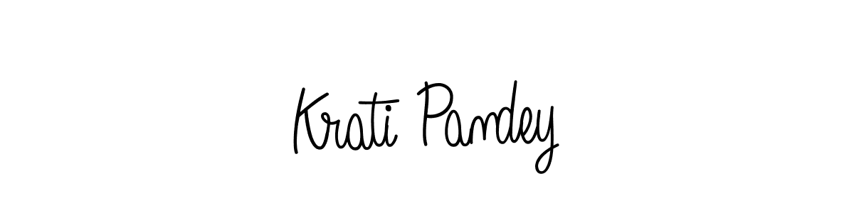 It looks lik you need a new signature style for name Krati Pandey. Design unique handwritten (Angelique-Rose-font-FFP) signature with our free signature maker in just a few clicks. Krati Pandey signature style 5 images and pictures png