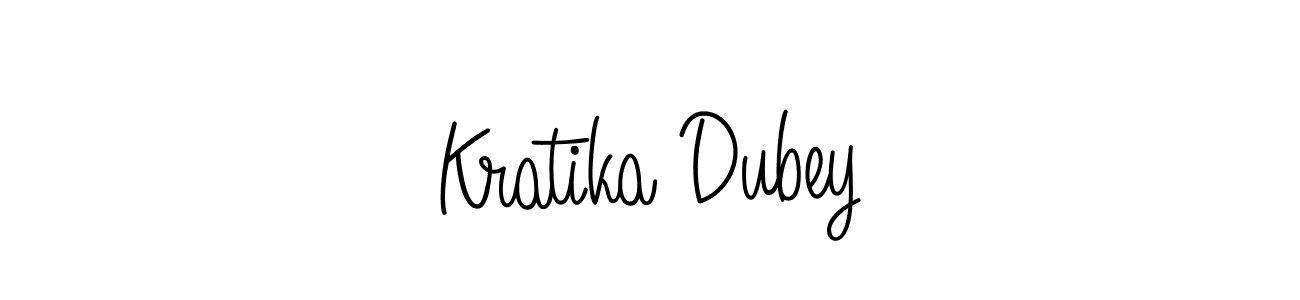 How to make Kratika Dubey signature? Angelique-Rose-font-FFP is a professional autograph style. Create handwritten signature for Kratika Dubey name. Kratika Dubey signature style 5 images and pictures png
