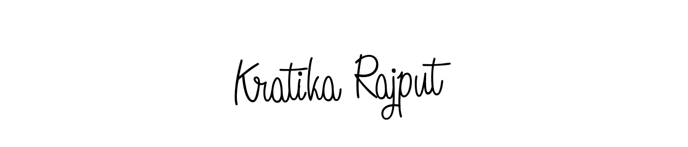 Also we have Kratika Rajput name is the best signature style. Create professional handwritten signature collection using Angelique-Rose-font-FFP autograph style. Kratika Rajput signature style 5 images and pictures png