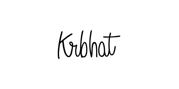 Here are the top 10 professional signature styles for the name Krbhat. These are the best autograph styles you can use for your name. Krbhat signature style 5 images and pictures png