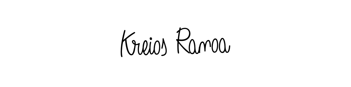 Angelique-Rose-font-FFP is a professional signature style that is perfect for those who want to add a touch of class to their signature. It is also a great choice for those who want to make their signature more unique. Get Kreios Ranoa name to fancy signature for free. Kreios Ranoa signature style 5 images and pictures png