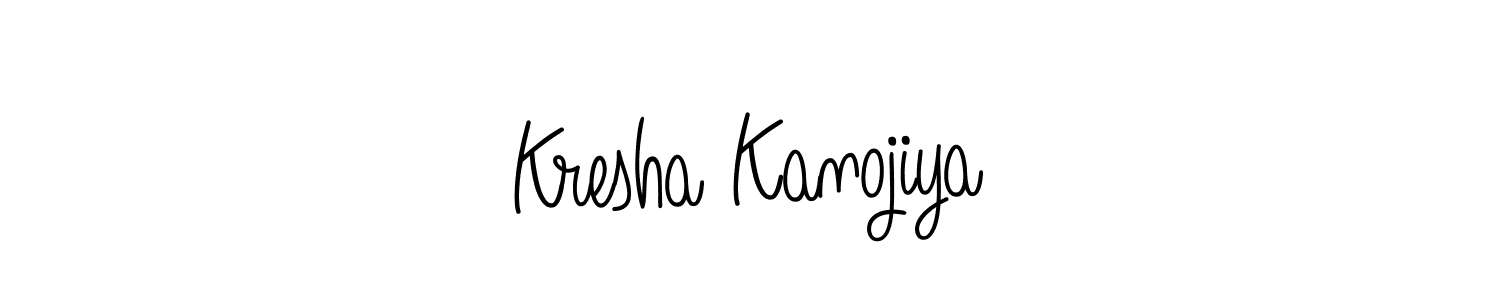 if you are searching for the best signature style for your name Kresha Kanojiya. so please give up your signature search. here we have designed multiple signature styles  using Angelique-Rose-font-FFP. Kresha Kanojiya signature style 5 images and pictures png