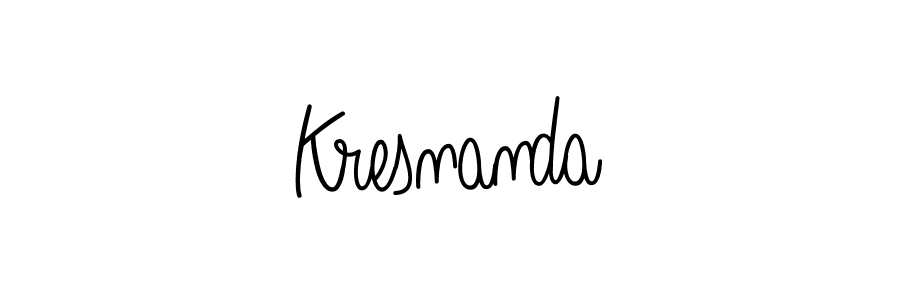 Here are the top 10 professional signature styles for the name Kresnanda. These are the best autograph styles you can use for your name. Kresnanda signature style 5 images and pictures png