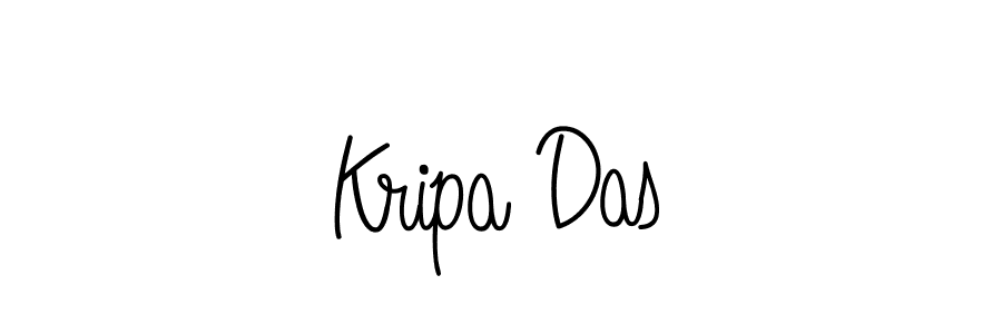 How to make Kripa Das name signature. Use Angelique-Rose-font-FFP style for creating short signs online. This is the latest handwritten sign. Kripa Das signature style 5 images and pictures png