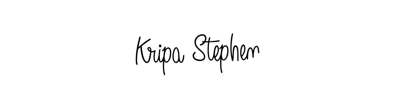 Best and Professional Signature Style for Kripa Stephen. Angelique-Rose-font-FFP Best Signature Style Collection. Kripa Stephen signature style 5 images and pictures png