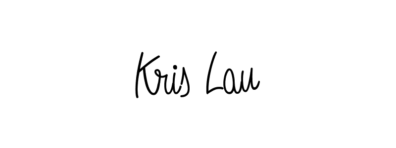 Kris Lau stylish signature style. Best Handwritten Sign (Angelique-Rose-font-FFP) for my name. Handwritten Signature Collection Ideas for my name Kris Lau. Kris Lau signature style 5 images and pictures png