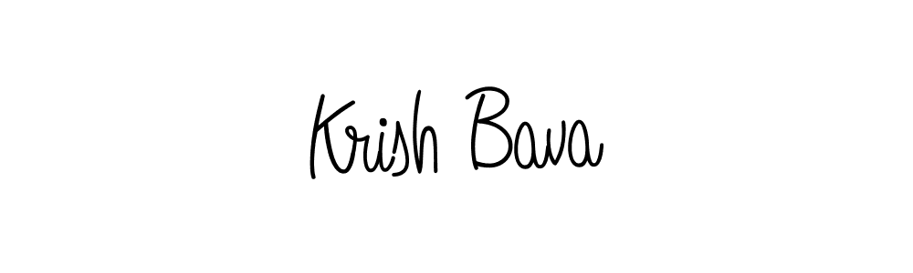 This is the best signature style for the Krish Bava name. Also you like these signature font (Angelique-Rose-font-FFP). Mix name signature. Krish Bava signature style 5 images and pictures png