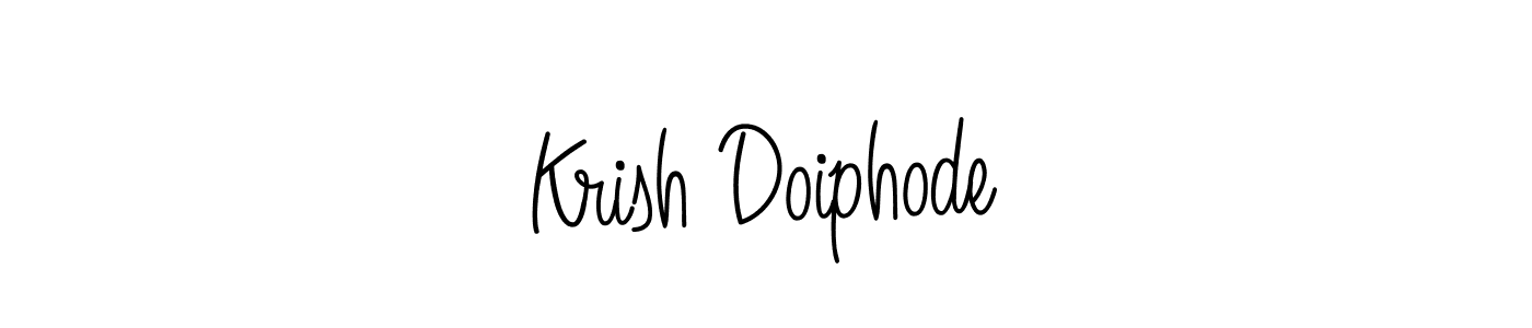 Also You can easily find your signature by using the search form. We will create Krish Doiphode name handwritten signature images for you free of cost using Angelique-Rose-font-FFP sign style. Krish Doiphode signature style 5 images and pictures png