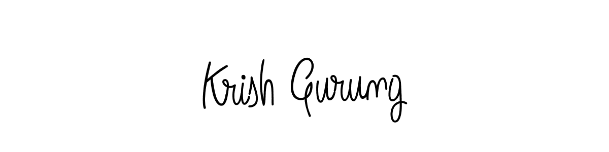 Here are the top 10 professional signature styles for the name Krish Gurung. These are the best autograph styles you can use for your name. Krish Gurung signature style 5 images and pictures png