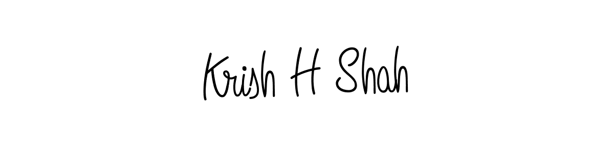 This is the best signature style for the Krish H Shah name. Also you like these signature font (Angelique-Rose-font-FFP). Mix name signature. Krish H Shah signature style 5 images and pictures png