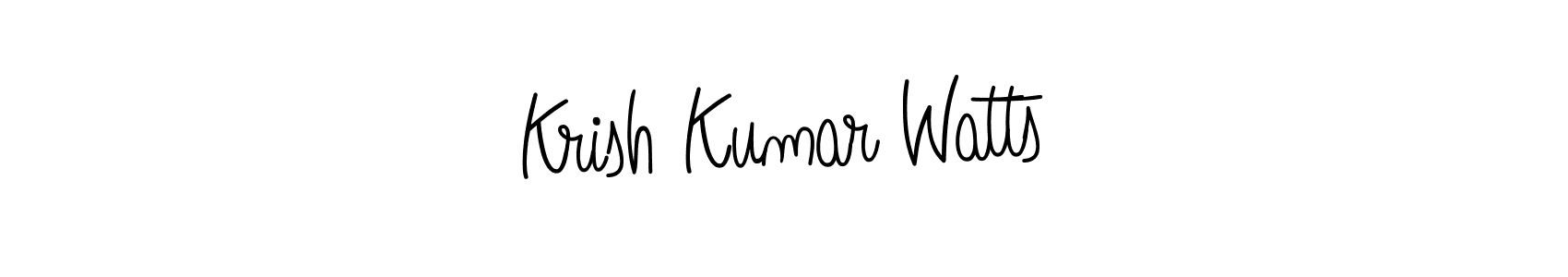 Here are the top 10 professional signature styles for the name Krish Kumar Watts. These are the best autograph styles you can use for your name. Krish Kumar Watts signature style 5 images and pictures png