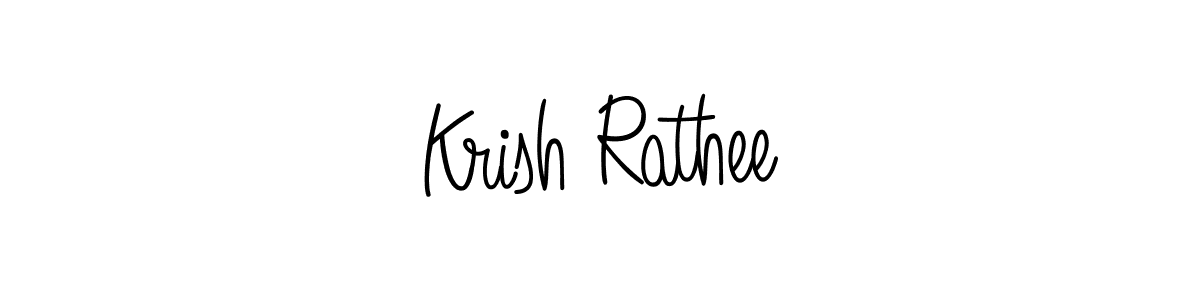 You can use this online signature creator to create a handwritten signature for the name Krish Rathee. This is the best online autograph maker. Krish Rathee signature style 5 images and pictures png