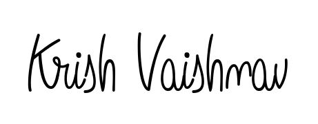 Enhance your business communications with Krish Vaishnav signature in Angelique-Rose-font-FFP lettering. Clean, modern, and universally compatible. Krish Vaishnav signature style 5 images and pictures png
