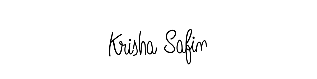 Angelique-Rose-font-FFP is a professional signature style that is perfect for those who want to add a touch of class to their signature. It is also a great choice for those who want to make their signature more unique. Get Krisha Safin name to fancy signature for free. Krisha Safin signature style 5 images and pictures png