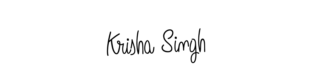 Make a short Krisha Singh signature style. Manage your documents anywhere anytime using Angelique-Rose-font-FFP. Create and add eSignatures, submit forms, share and send files easily. Krisha Singh signature style 5 images and pictures png
