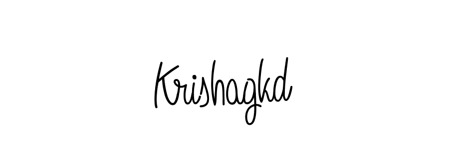 Also we have Krishagkd name is the best signature style. Create professional handwritten signature collection using Angelique-Rose-font-FFP autograph style. Krishagkd signature style 5 images and pictures png