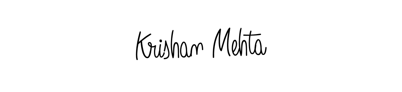 Check out images of Autograph of Krishan Mehta name. Actor Krishan Mehta Signature Style. Angelique-Rose-font-FFP is a professional sign style online. Krishan Mehta signature style 5 images and pictures png