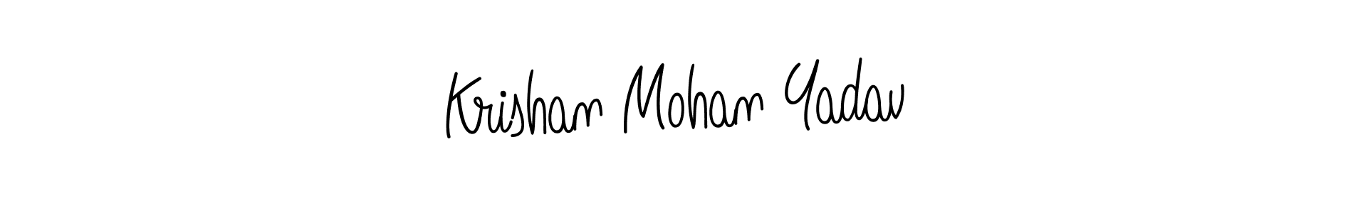Here are the top 10 professional signature styles for the name Krishan Mohan Yadav. These are the best autograph styles you can use for your name. Krishan Mohan Yadav signature style 5 images and pictures png