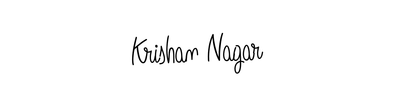 Angelique-Rose-font-FFP is a professional signature style that is perfect for those who want to add a touch of class to their signature. It is also a great choice for those who want to make their signature more unique. Get Krishan Nagar name to fancy signature for free. Krishan Nagar signature style 5 images and pictures png