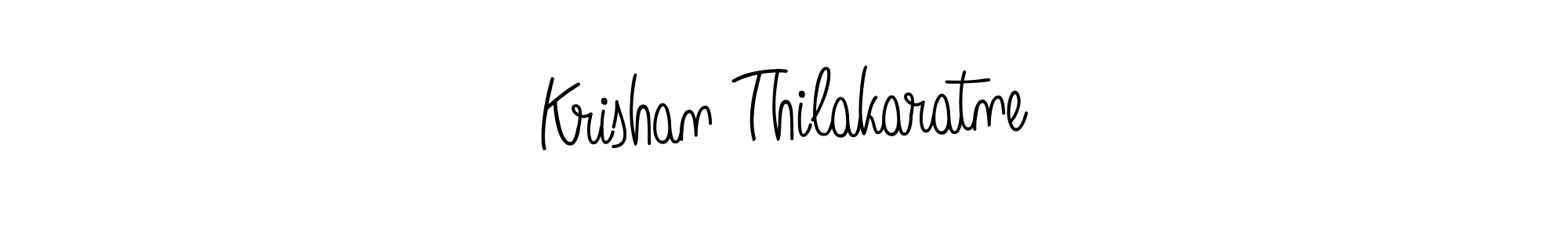 How to make Krishan Thilakaratne name signature. Use Angelique-Rose-font-FFP style for creating short signs online. This is the latest handwritten sign. Krishan Thilakaratne signature style 5 images and pictures png