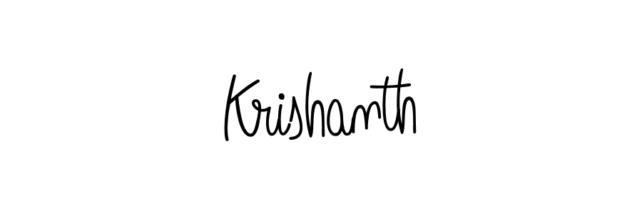 Angelique-Rose-font-FFP is a professional signature style that is perfect for those who want to add a touch of class to their signature. It is also a great choice for those who want to make their signature more unique. Get Krishanth name to fancy signature for free. Krishanth signature style 5 images and pictures png