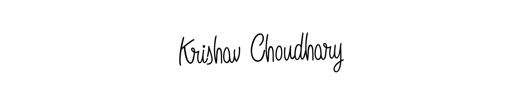 Once you've used our free online signature maker to create your best signature Angelique-Rose-font-FFP style, it's time to enjoy all of the benefits that Krishav Choudhary name signing documents. Krishav Choudhary signature style 5 images and pictures png