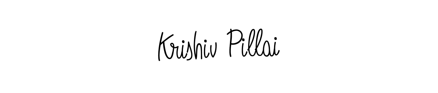 It looks lik you need a new signature style for name Krishiv Pillai. Design unique handwritten (Angelique-Rose-font-FFP) signature with our free signature maker in just a few clicks. Krishiv Pillai signature style 5 images and pictures png