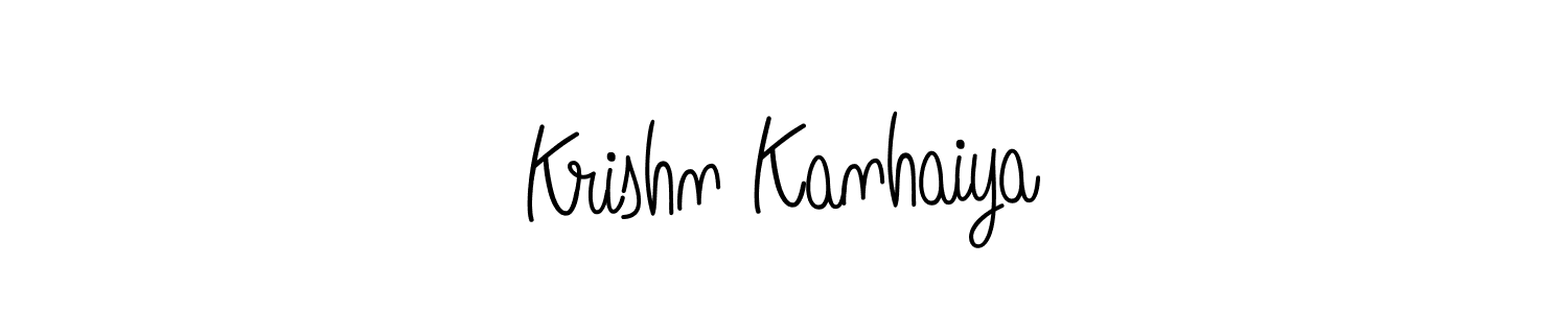 How to make Krishn Kanhaiya signature? Angelique-Rose-font-FFP is a professional autograph style. Create handwritten signature for Krishn Kanhaiya name. Krishn Kanhaiya signature style 5 images and pictures png