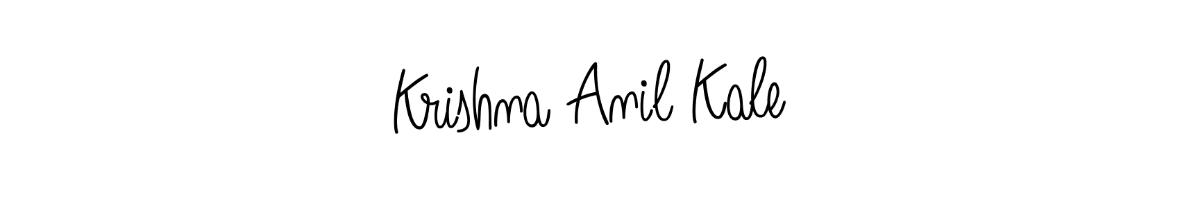 How to Draw Krishna Anil Kale signature style? Angelique-Rose-font-FFP is a latest design signature styles for name Krishna Anil Kale. Krishna Anil Kale signature style 5 images and pictures png