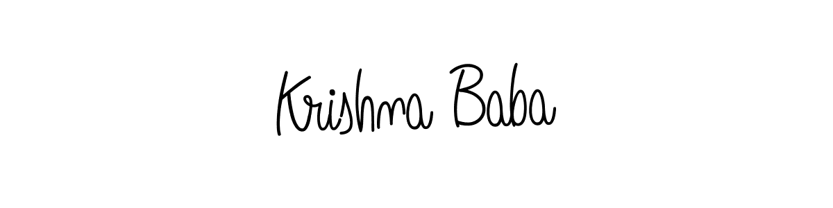 Also we have Krishna Baba name is the best signature style. Create professional handwritten signature collection using Angelique-Rose-font-FFP autograph style. Krishna Baba signature style 5 images and pictures png