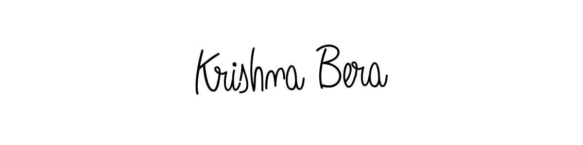 Create a beautiful signature design for name Krishna Bera. With this signature (Angelique-Rose-font-FFP) fonts, you can make a handwritten signature for free. Krishna Bera signature style 5 images and pictures png