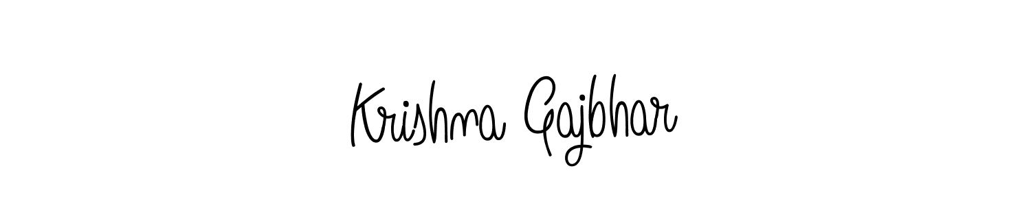 Design your own signature with our free online signature maker. With this signature software, you can create a handwritten (Angelique-Rose-font-FFP) signature for name Krishna Gajbhar. Krishna Gajbhar signature style 5 images and pictures png