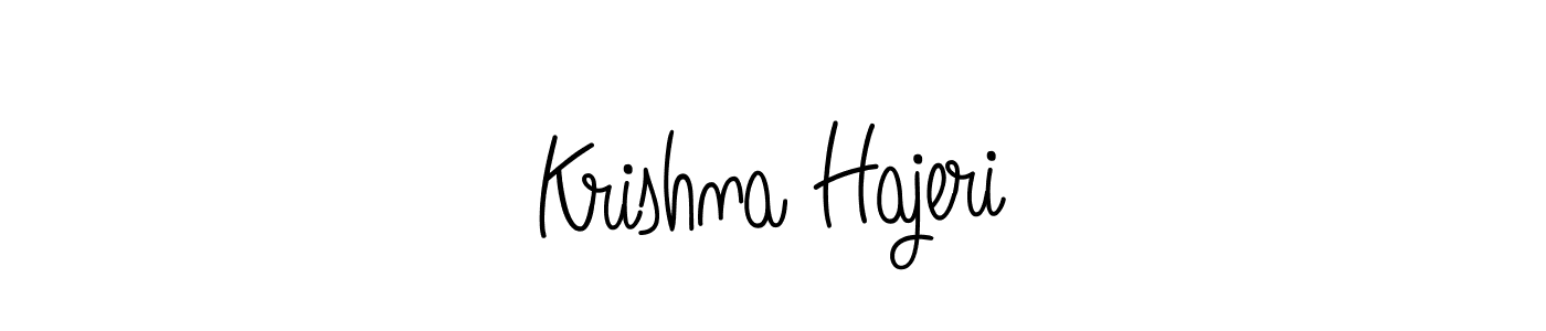 Once you've used our free online signature maker to create your best signature Angelique-Rose-font-FFP style, it's time to enjoy all of the benefits that Krishna Hajeri name signing documents. Krishna Hajeri signature style 5 images and pictures png