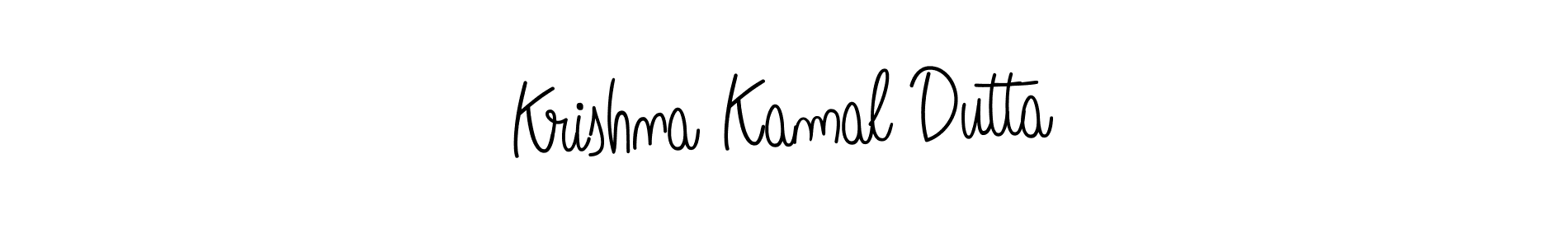 How to Draw Krishna Kamal Dutta signature style? Angelique-Rose-font-FFP is a latest design signature styles for name Krishna Kamal Dutta. Krishna Kamal Dutta signature style 5 images and pictures png