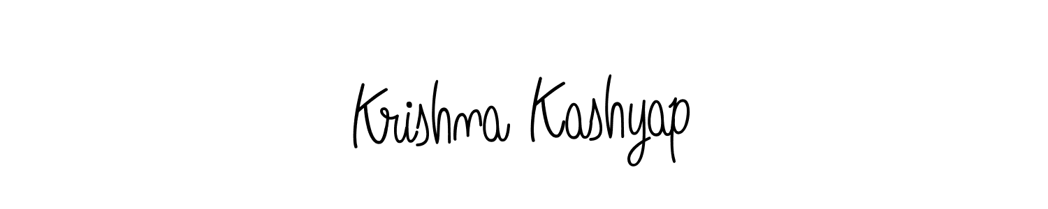 Once you've used our free online signature maker to create your best signature Angelique-Rose-font-FFP style, it's time to enjoy all of the benefits that Krishna Kashyap name signing documents. Krishna Kashyap signature style 5 images and pictures png