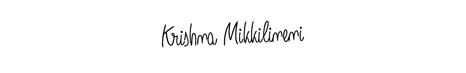 Check out images of Autograph of Krishna Mikkilineni name. Actor Krishna Mikkilineni Signature Style. Angelique-Rose-font-FFP is a professional sign style online. Krishna Mikkilineni signature style 5 images and pictures png