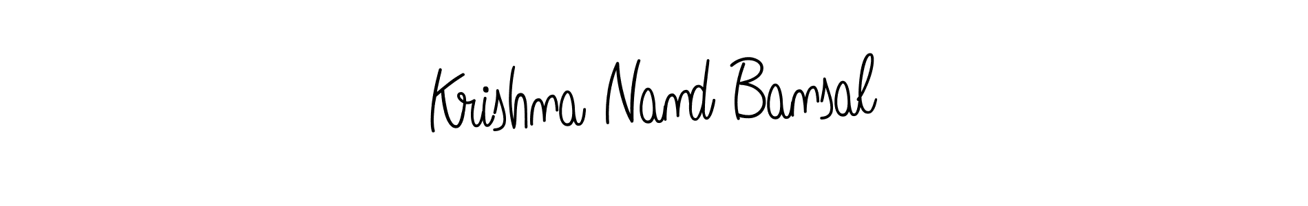 It looks lik you need a new signature style for name Krishna Nand Bansal. Design unique handwritten (Angelique-Rose-font-FFP) signature with our free signature maker in just a few clicks. Krishna Nand Bansal signature style 5 images and pictures png