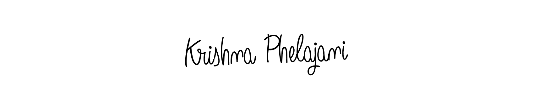 How to make Krishna Phelajani signature? Angelique-Rose-font-FFP is a professional autograph style. Create handwritten signature for Krishna Phelajani name. Krishna Phelajani signature style 5 images and pictures png