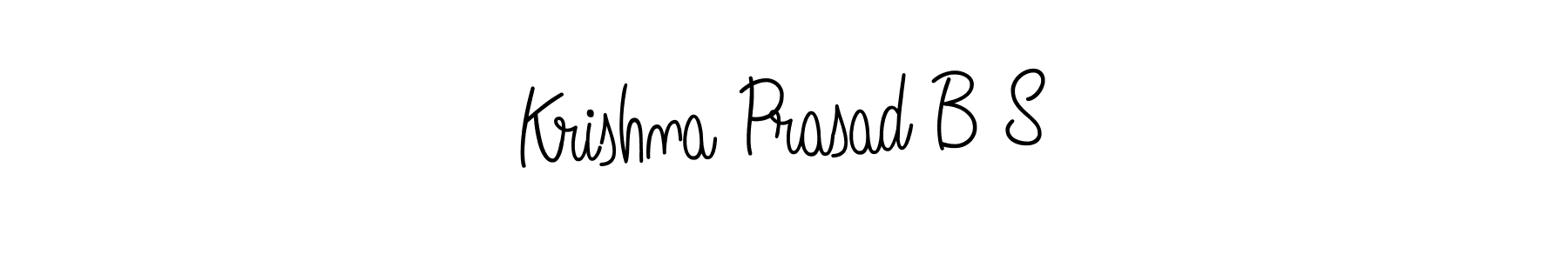 Similarly Angelique-Rose-font-FFP is the best handwritten signature design. Signature creator online .You can use it as an online autograph creator for name Krishna Prasad B S. Krishna Prasad B S signature style 5 images and pictures png