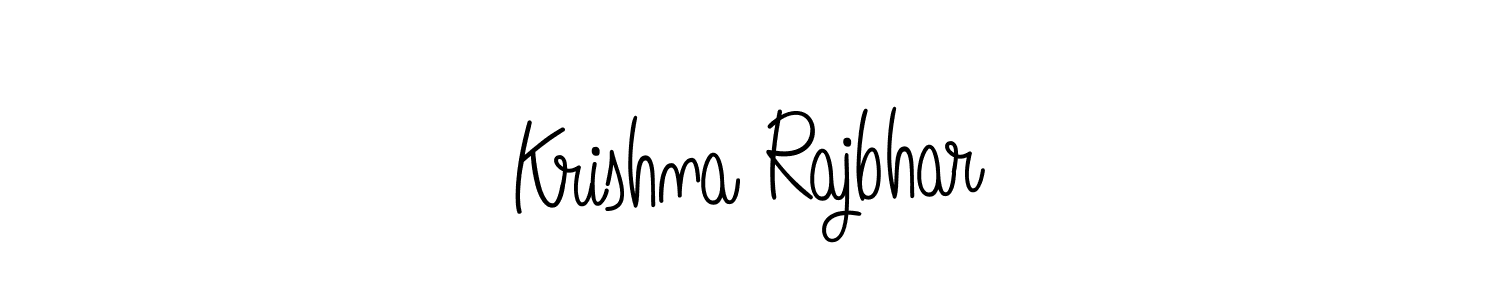 Krishna Rajbhar stylish signature style. Best Handwritten Sign (Angelique-Rose-font-FFP) for my name. Handwritten Signature Collection Ideas for my name Krishna Rajbhar. Krishna Rajbhar signature style 5 images and pictures png