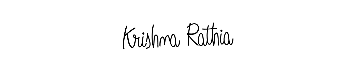It looks lik you need a new signature style for name Krishna Rathia. Design unique handwritten (Angelique-Rose-font-FFP) signature with our free signature maker in just a few clicks. Krishna Rathia signature style 5 images and pictures png