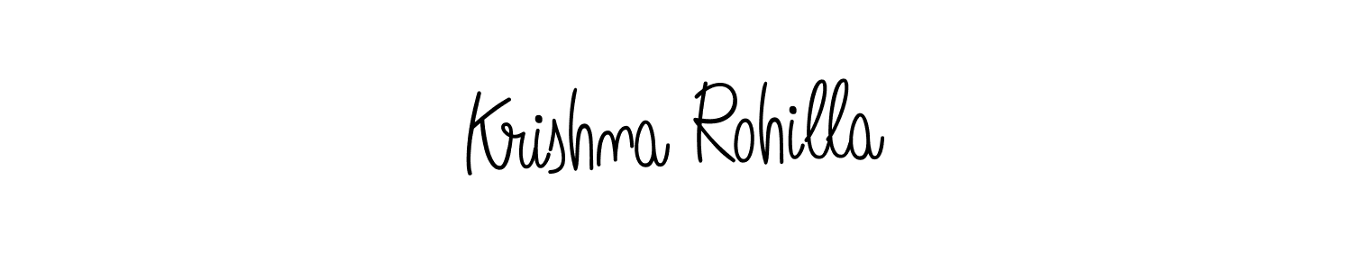 Make a beautiful signature design for name Krishna Rohilla. Use this online signature maker to create a handwritten signature for free. Krishna Rohilla signature style 5 images and pictures png