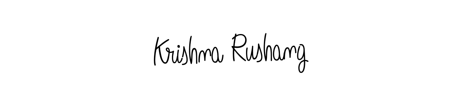 Also You can easily find your signature by using the search form. We will create Krishna Rushang name handwritten signature images for you free of cost using Angelique-Rose-font-FFP sign style. Krishna Rushang signature style 5 images and pictures png