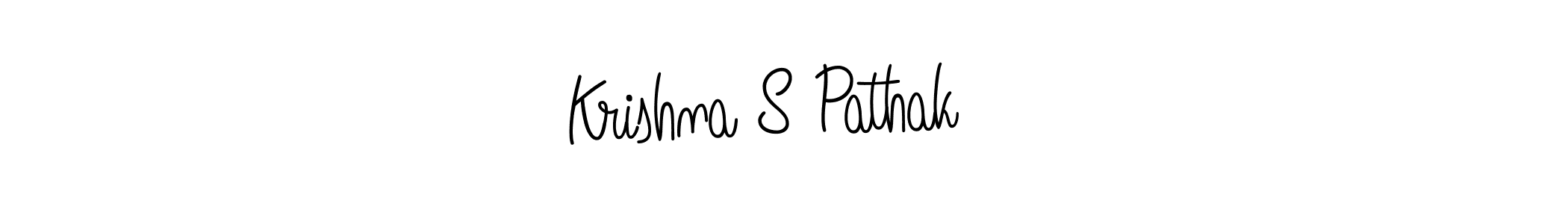 Make a beautiful signature design for name Krishna S Pathak  ॐ. Use this online signature maker to create a handwritten signature for free. Krishna S Pathak  ॐ signature style 5 images and pictures png