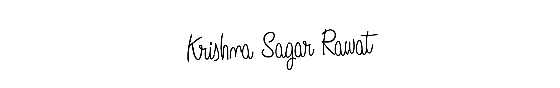 Here are the top 10 professional signature styles for the name Krishna Sagar Rawat. These are the best autograph styles you can use for your name. Krishna Sagar Rawat signature style 5 images and pictures png