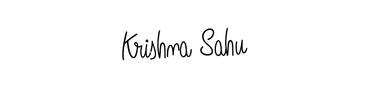 How to make Krishna Sahu signature? Angelique-Rose-font-FFP is a professional autograph style. Create handwritten signature for Krishna Sahu name. Krishna Sahu signature style 5 images and pictures png