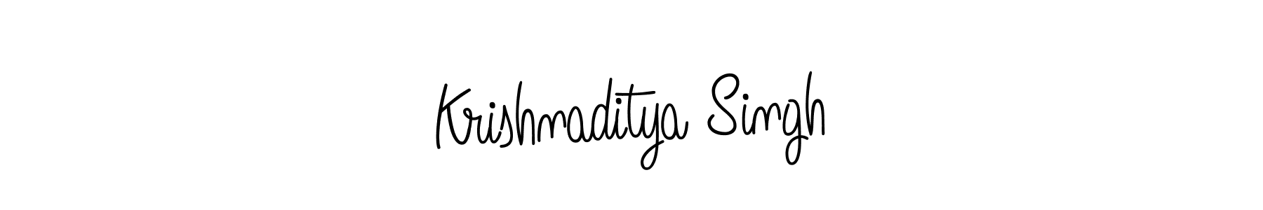 How to make Krishnaditya Singh signature? Angelique-Rose-font-FFP is a professional autograph style. Create handwritten signature for Krishnaditya Singh name. Krishnaditya Singh signature style 5 images and pictures png