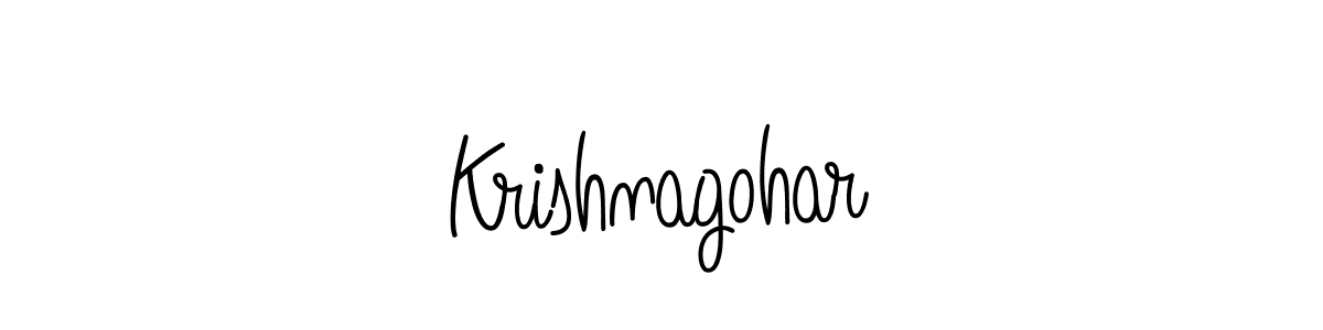 Best and Professional Signature Style for Krishnagohar. Angelique-Rose-font-FFP Best Signature Style Collection. Krishnagohar signature style 5 images and pictures png